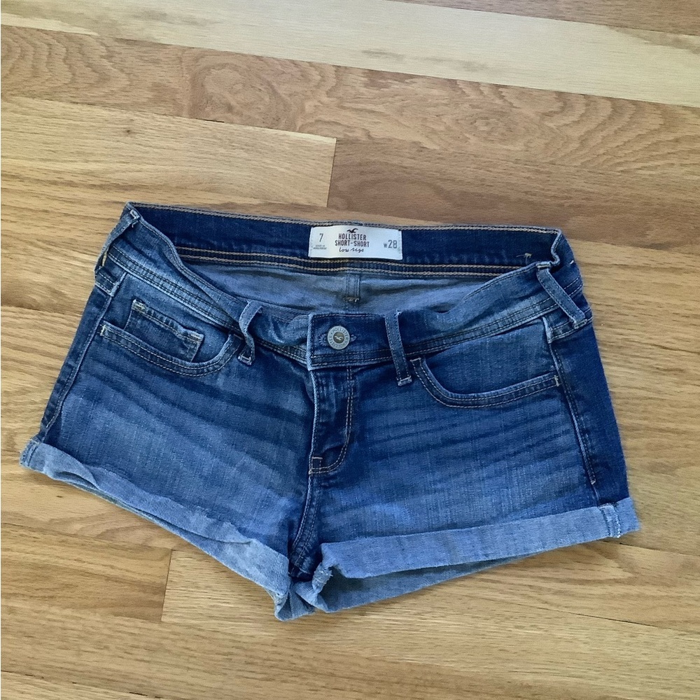 Hollister Blue Jean Shorts Classic Denim Style